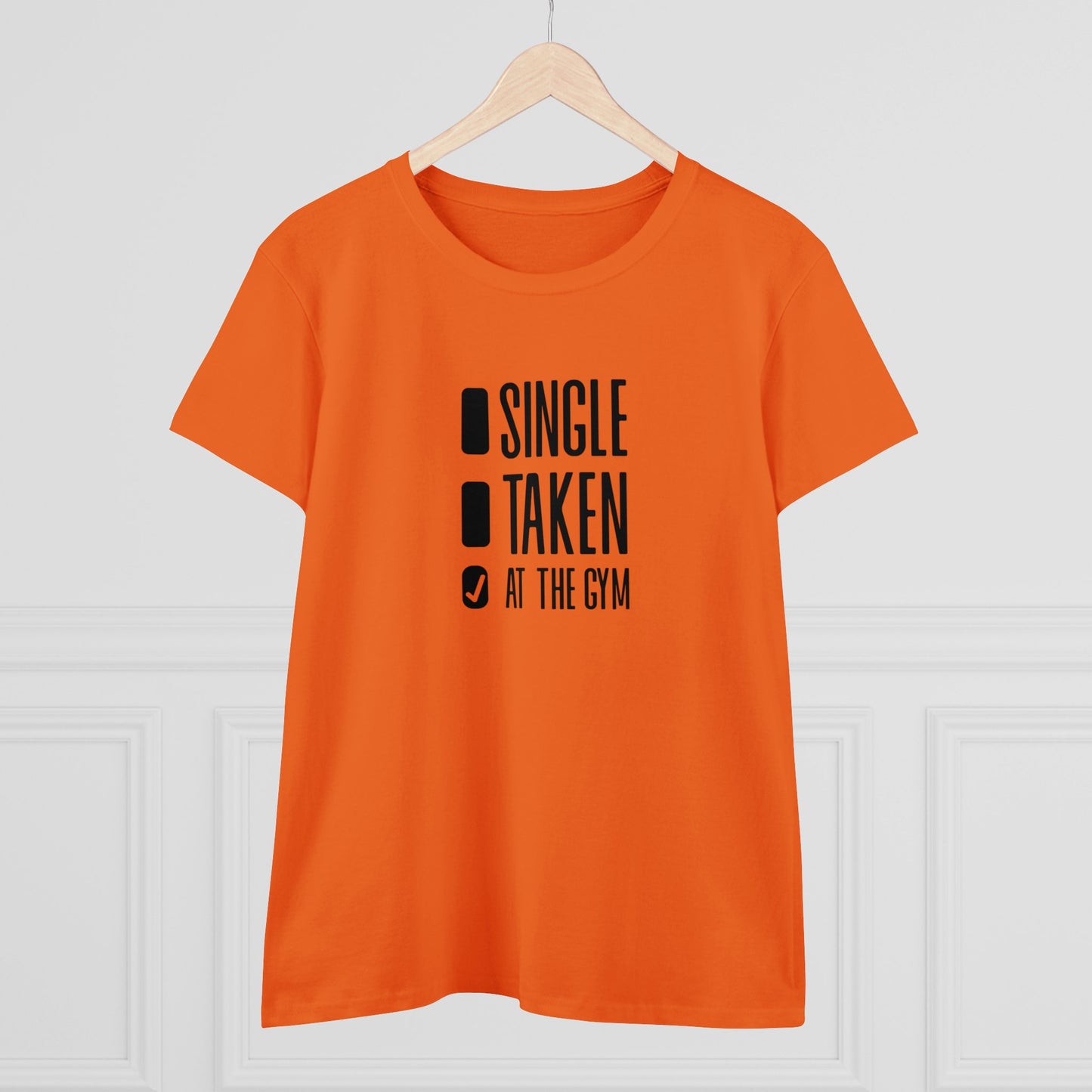 Women's at the gym Midweight Cotton Tee