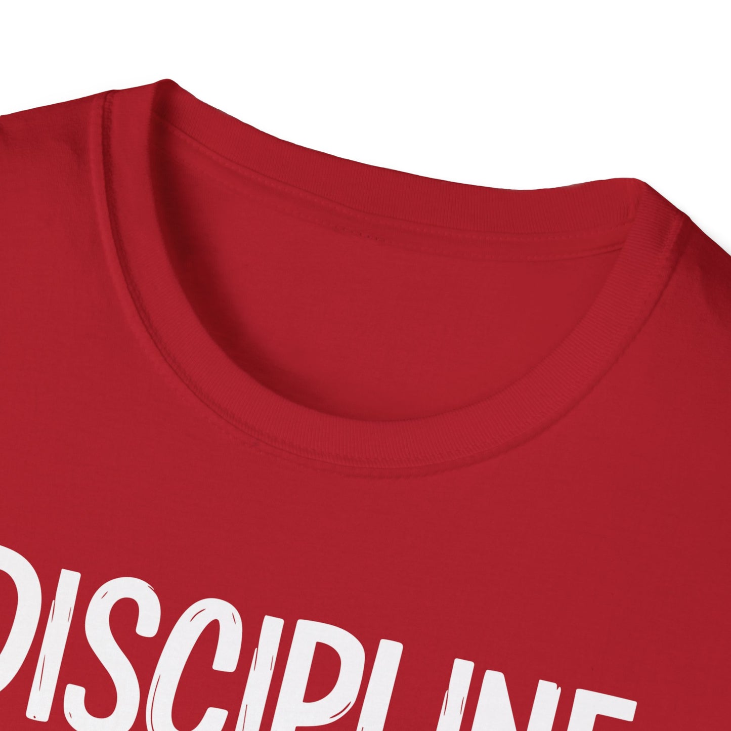 Motivational Unisex T-Shirt - Discipline Over Motivation, Inspirational Tee, Gift for Gym Lovers, Casual Wear, Everyday Fashion