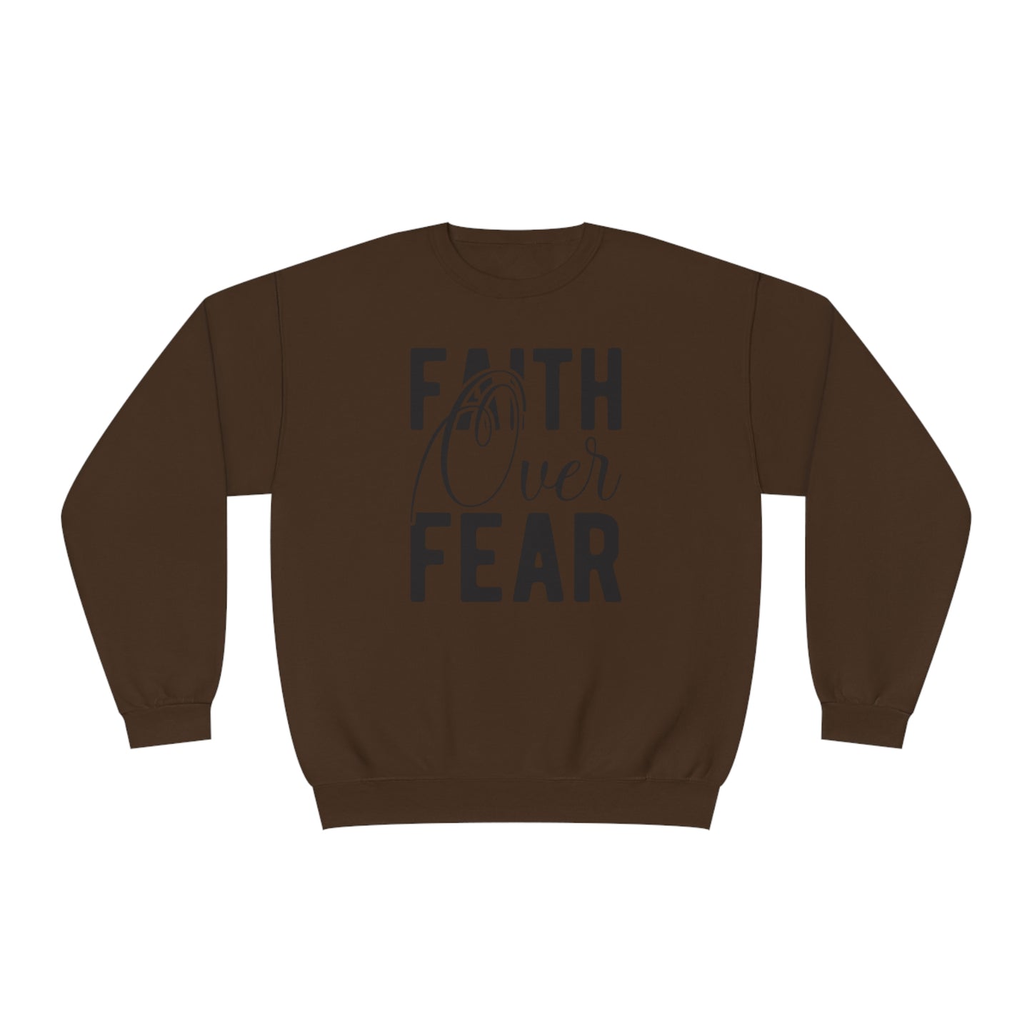 faith over fear NuBlend® Crewneck Sweatshirt