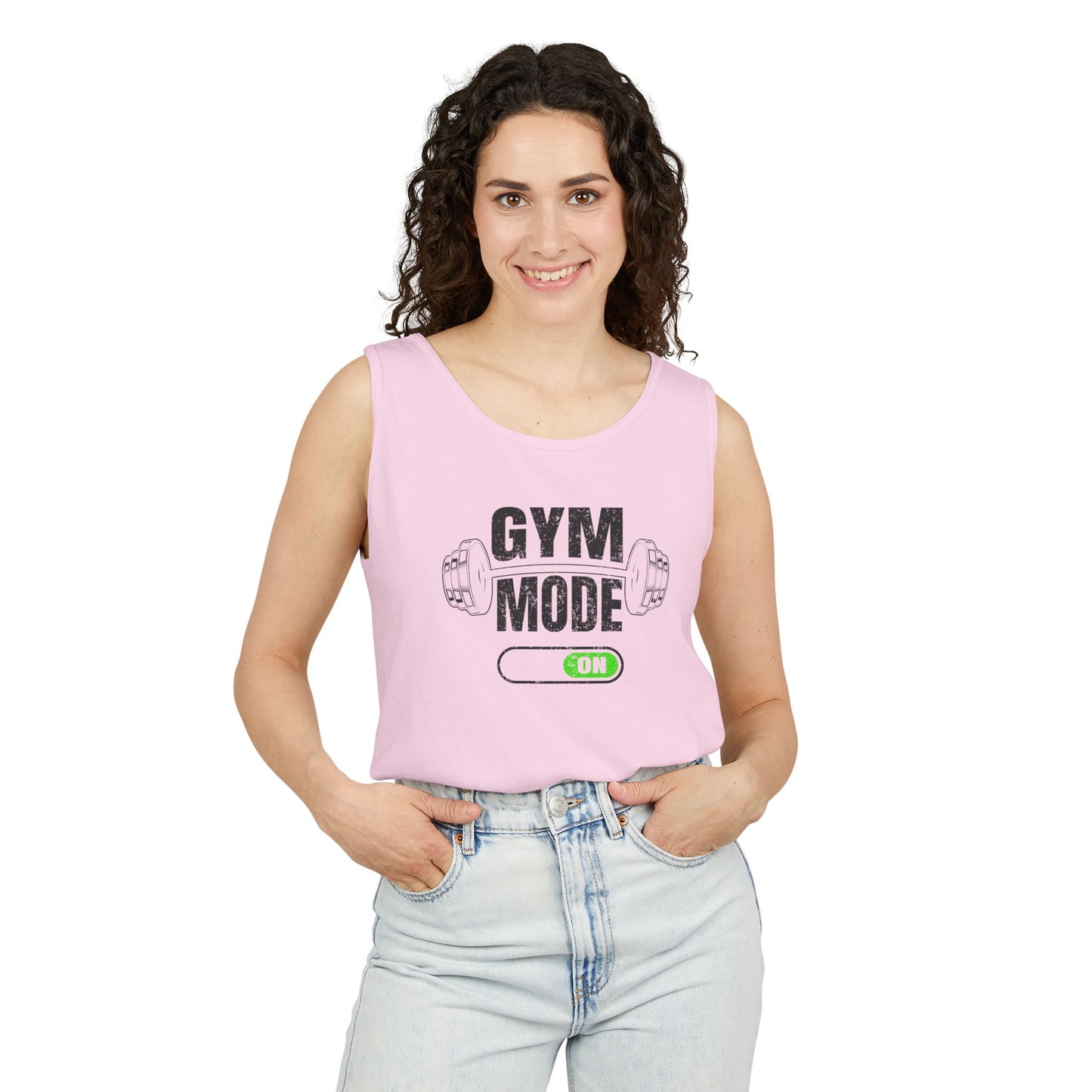 Gym Mode Unisex Tank Top | Fitness Apparel, Workout Shirt, Gymwear, Activewear, Gift for Gym Lovers, Summer Fitness