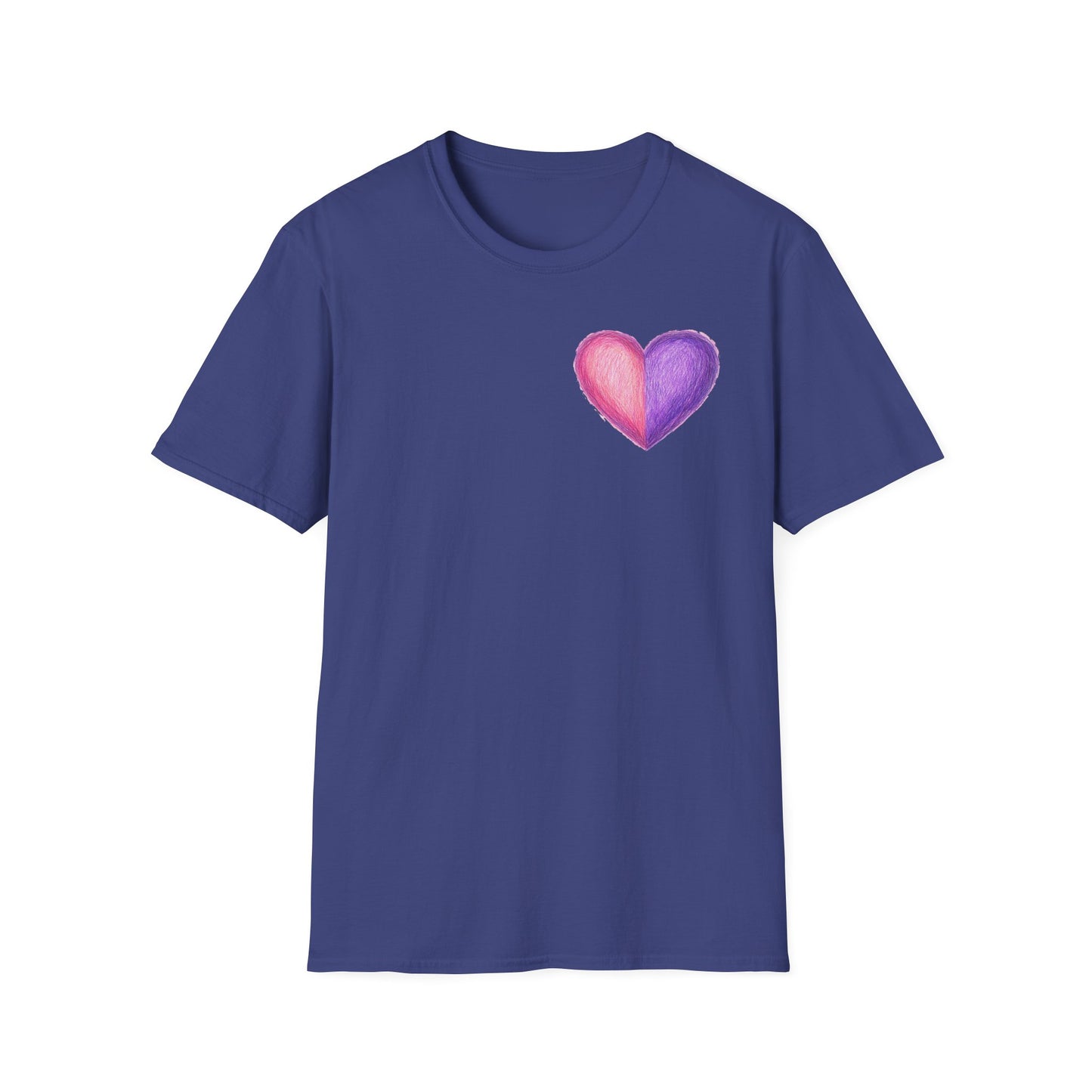 Colorful Heart Cross T-Shirt | Positive Vibes Tee | Faith-Based Apparel | Graphic Tee | Gift for Friends & Family