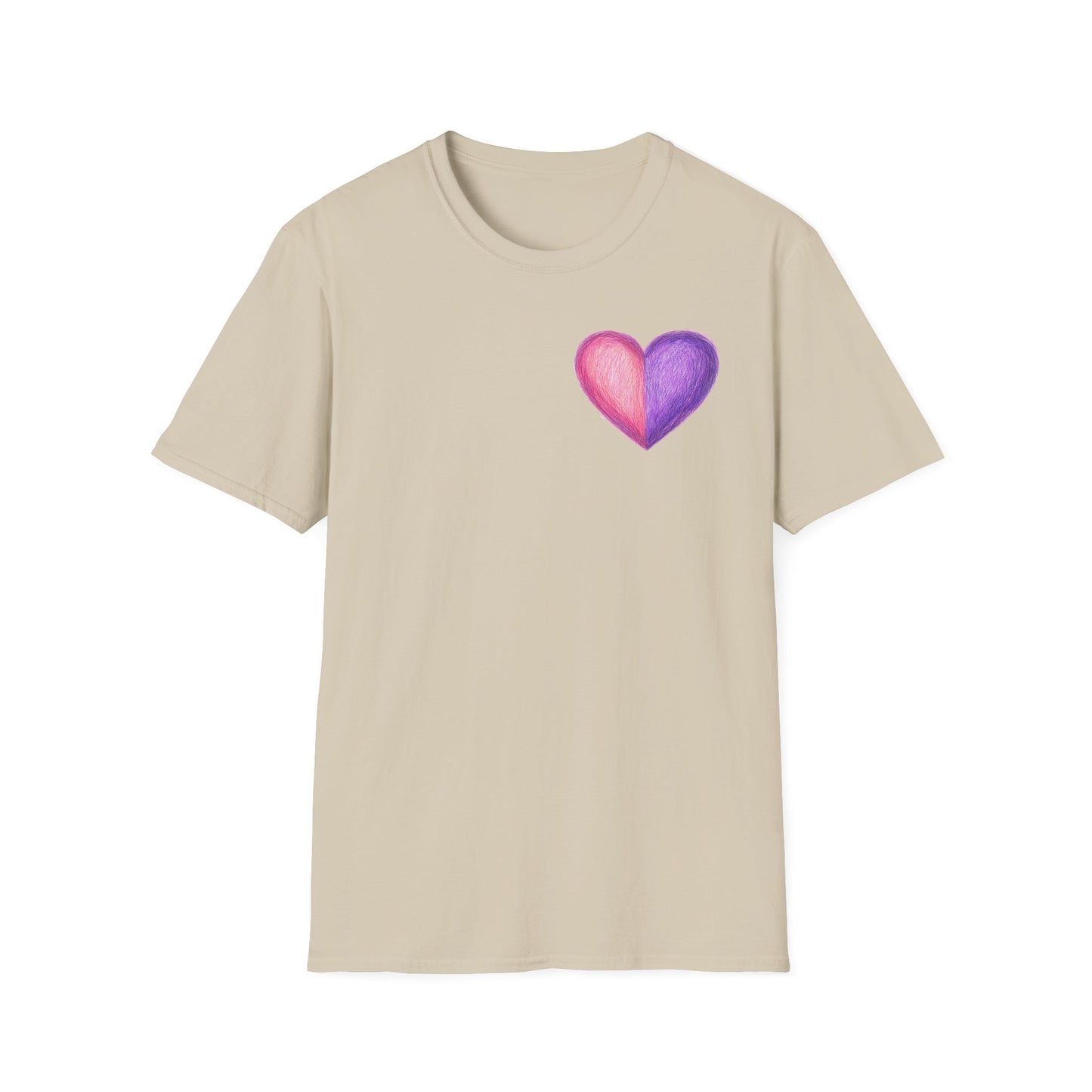 Colorful Heart Cross T-Shirt | Positive Vibes Tee | Faith-Based Apparel | Graphic Tee | Gift for Friends & Family