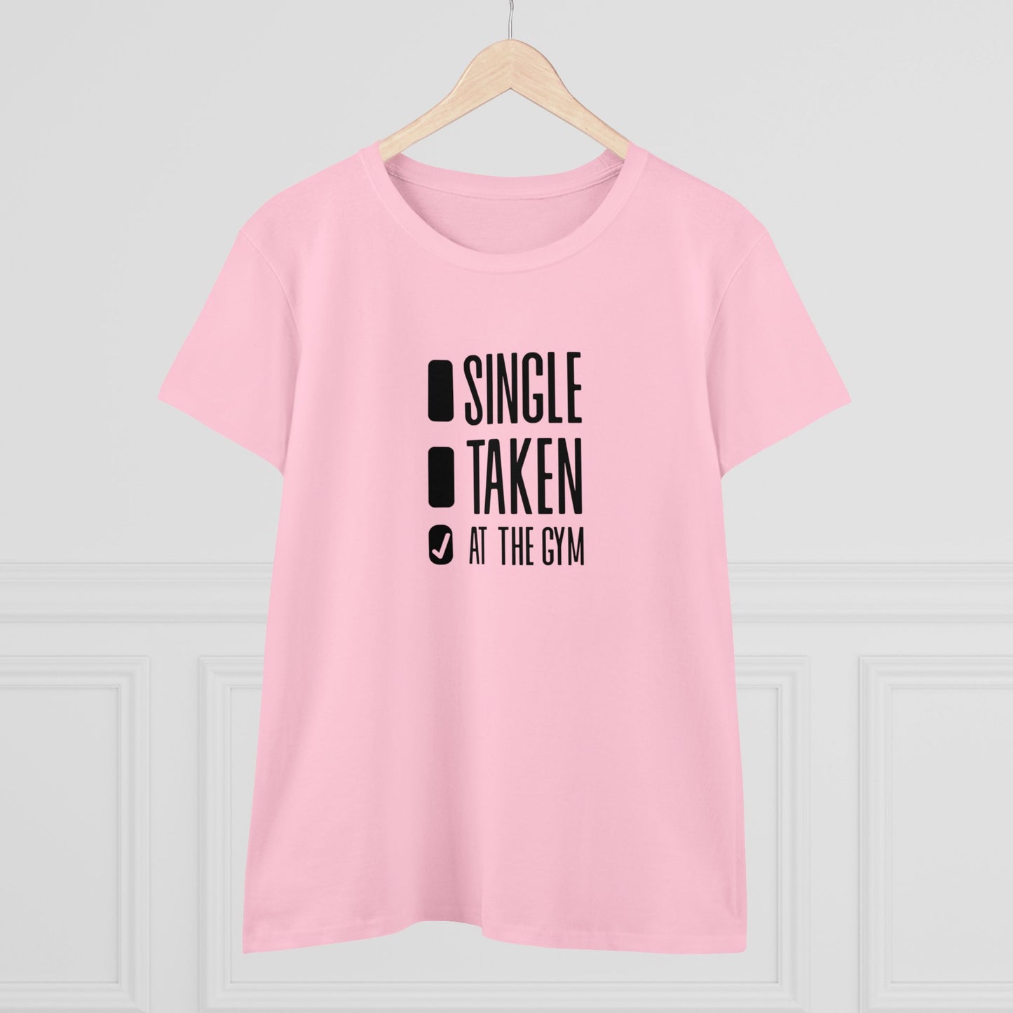 Women's at the gym Midweight Cotton Tee