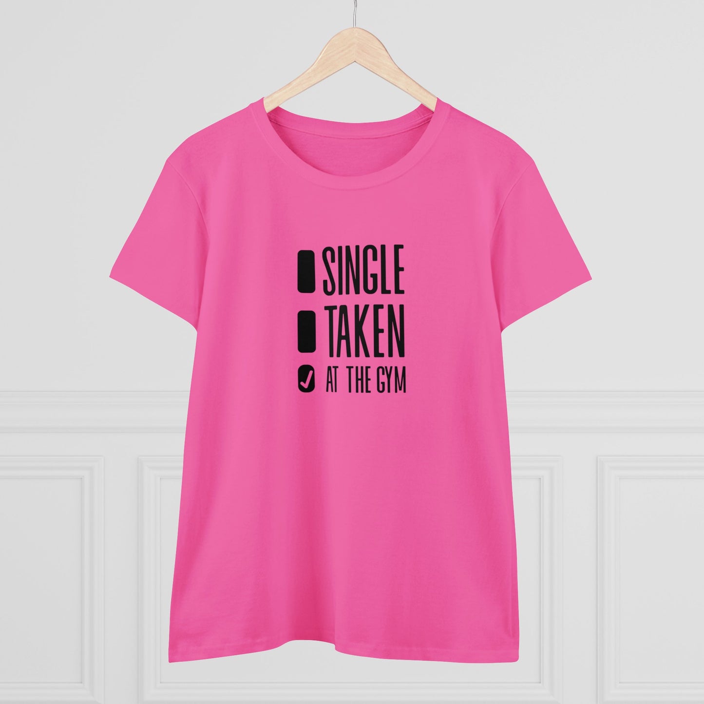 Women's at the gym Midweight Cotton Tee