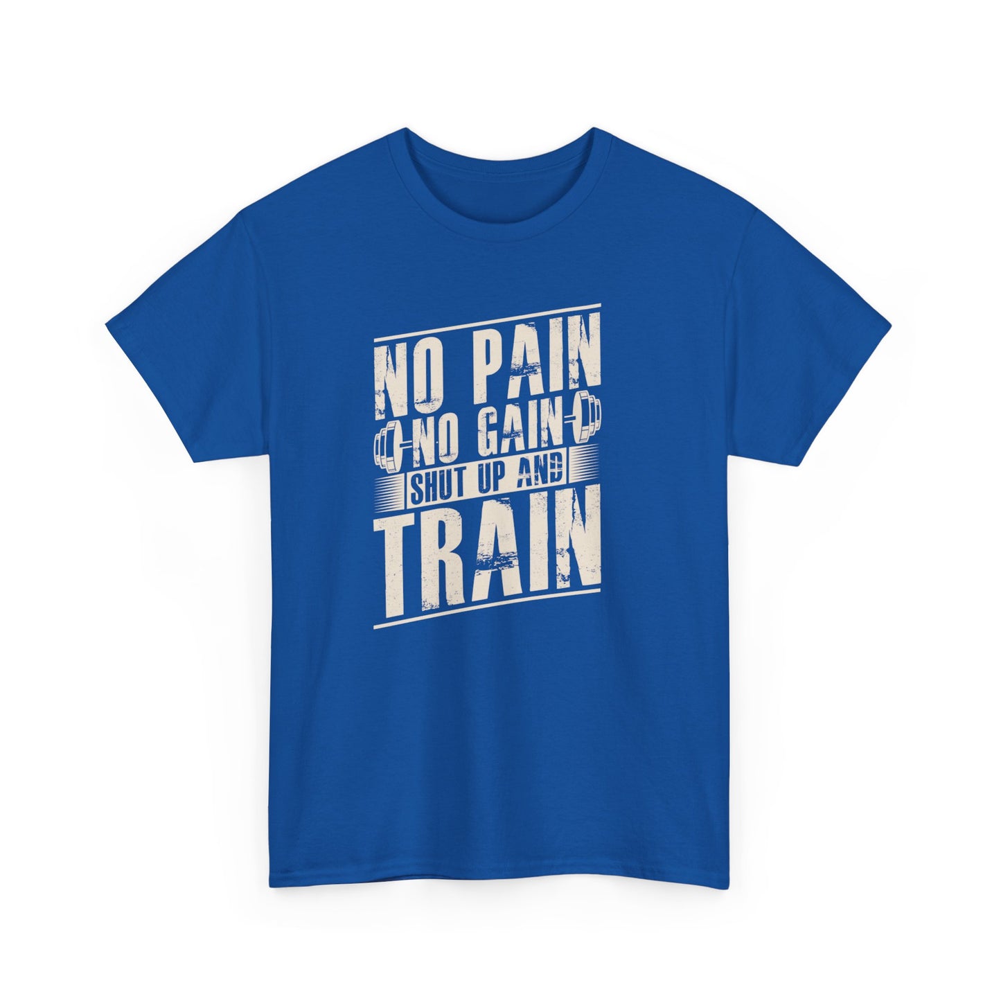 shutup and train Heavy Cotton Tee