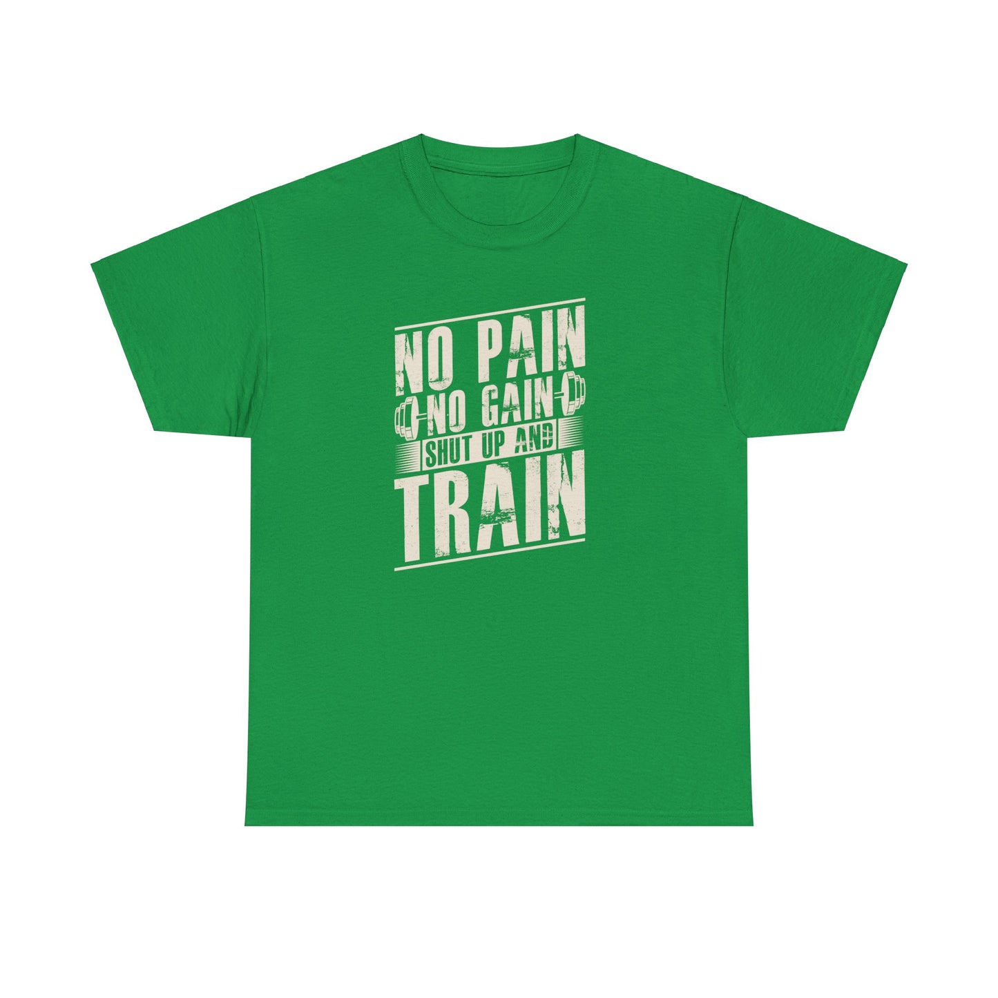 shutup and train Heavy Cotton Tee