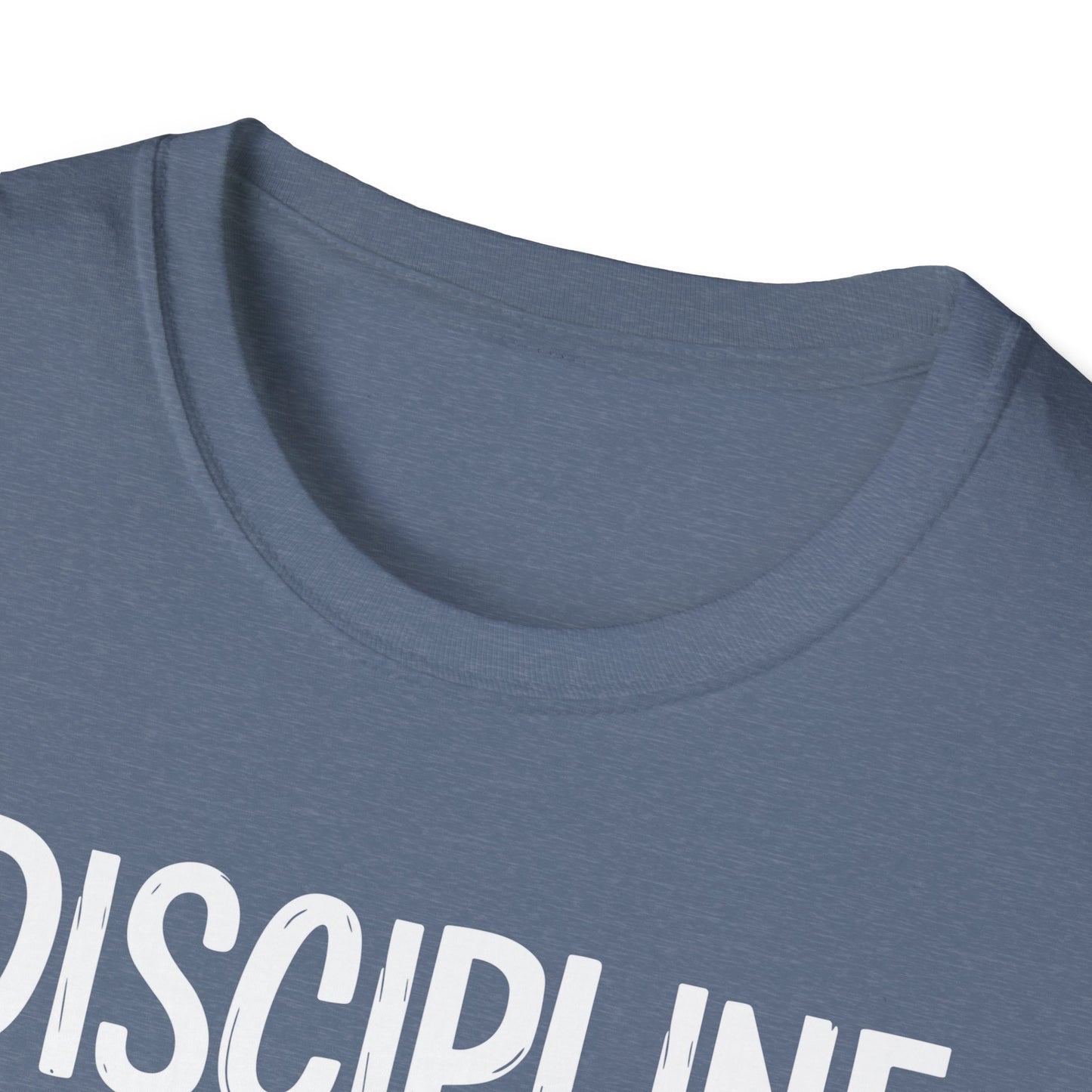 Motivational Unisex T-Shirt - Discipline Over Motivation, Inspirational Tee, Gift for Gym Lovers, Casual Wear, Everyday Fashion