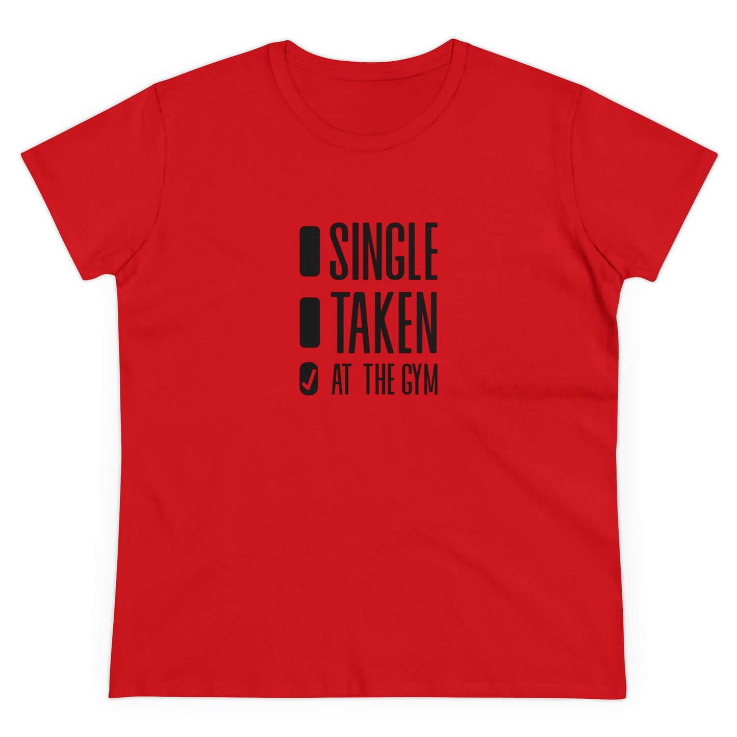 Women's at the gym Midweight Cotton Tee