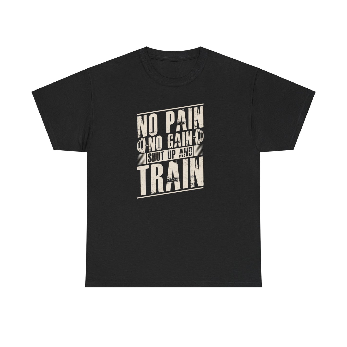 shutup and train Heavy Cotton Tee
