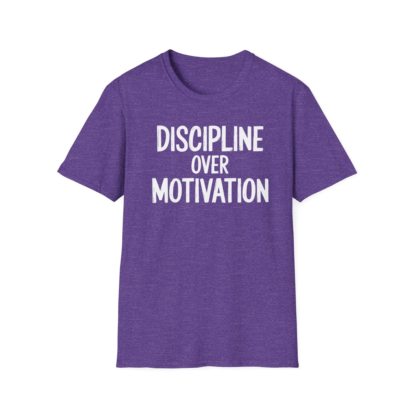 Motivational Unisex T-Shirt - Discipline Over Motivation, Inspirational Tee, Gift for Gym Lovers, Casual Wear, Everyday Fashion