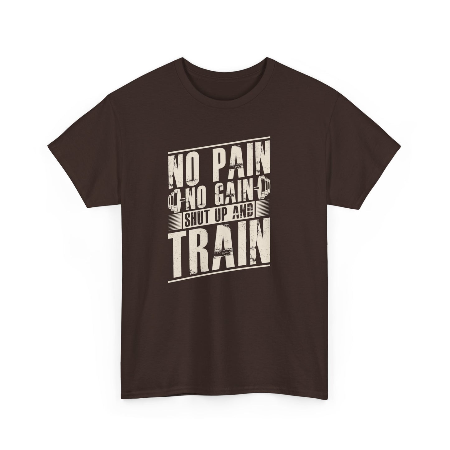 shutup and train Heavy Cotton Tee