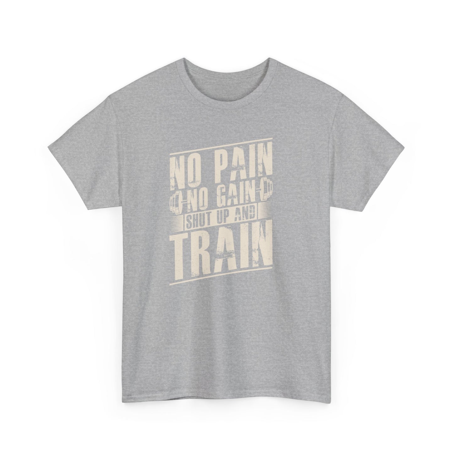 shutup and train Heavy Cotton Tee