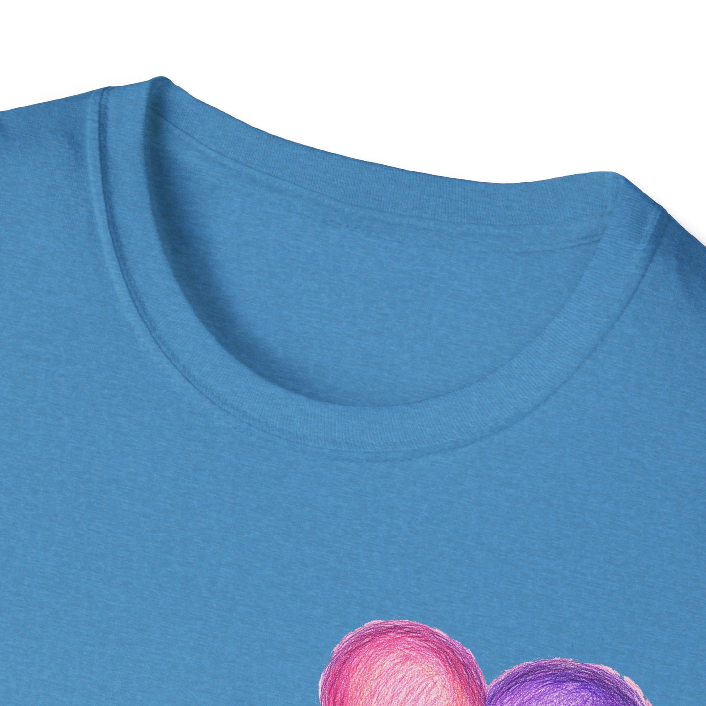Colorful Heart Cross T-Shirt | Positive Vibes Tee | Faith-Based Apparel | Graphic Tee | Gift for Friends & Family