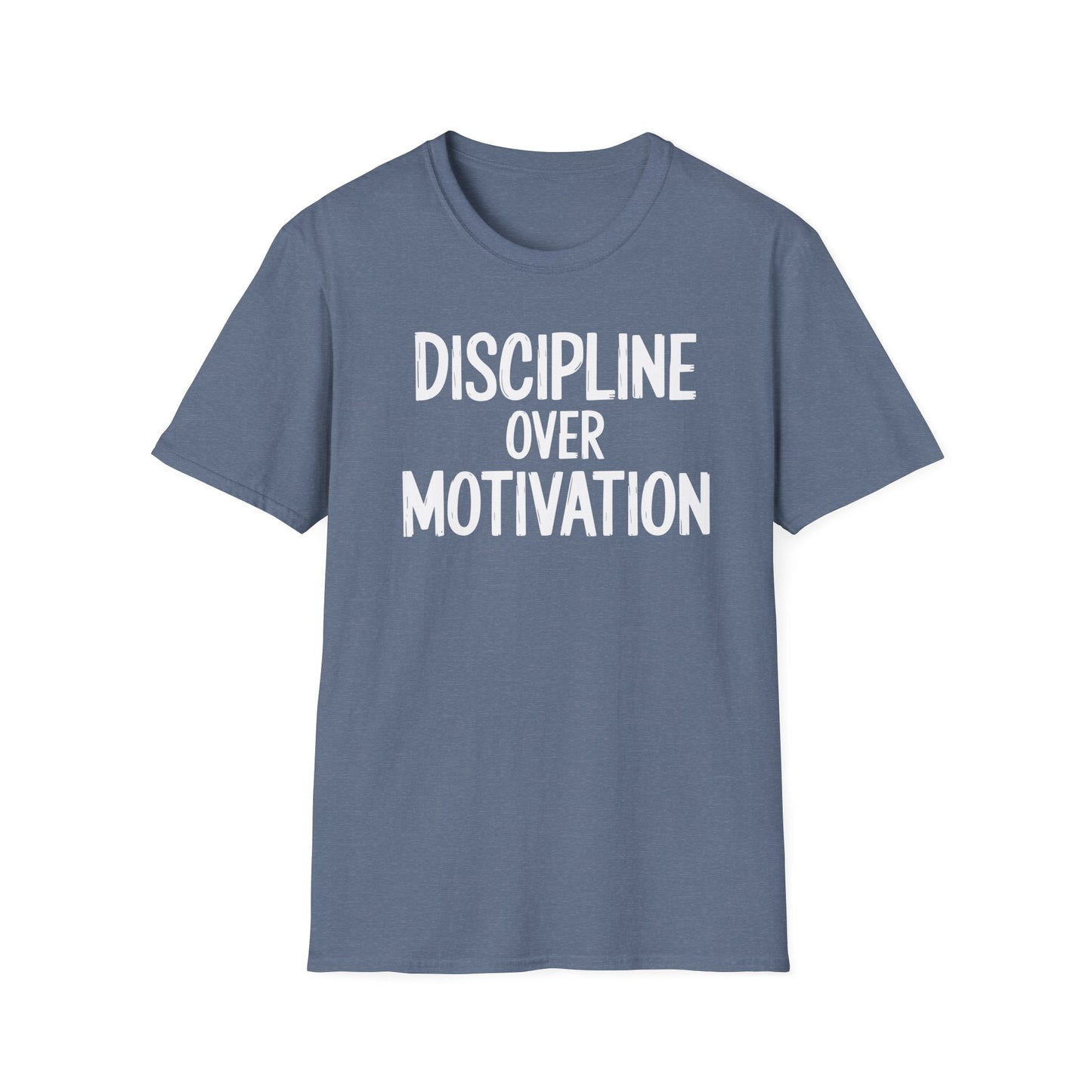 Motivational Unisex T-Shirt - Discipline Over Motivation, Inspirational Tee, Gift for Gym Lovers, Casual Wear, Everyday Fashion