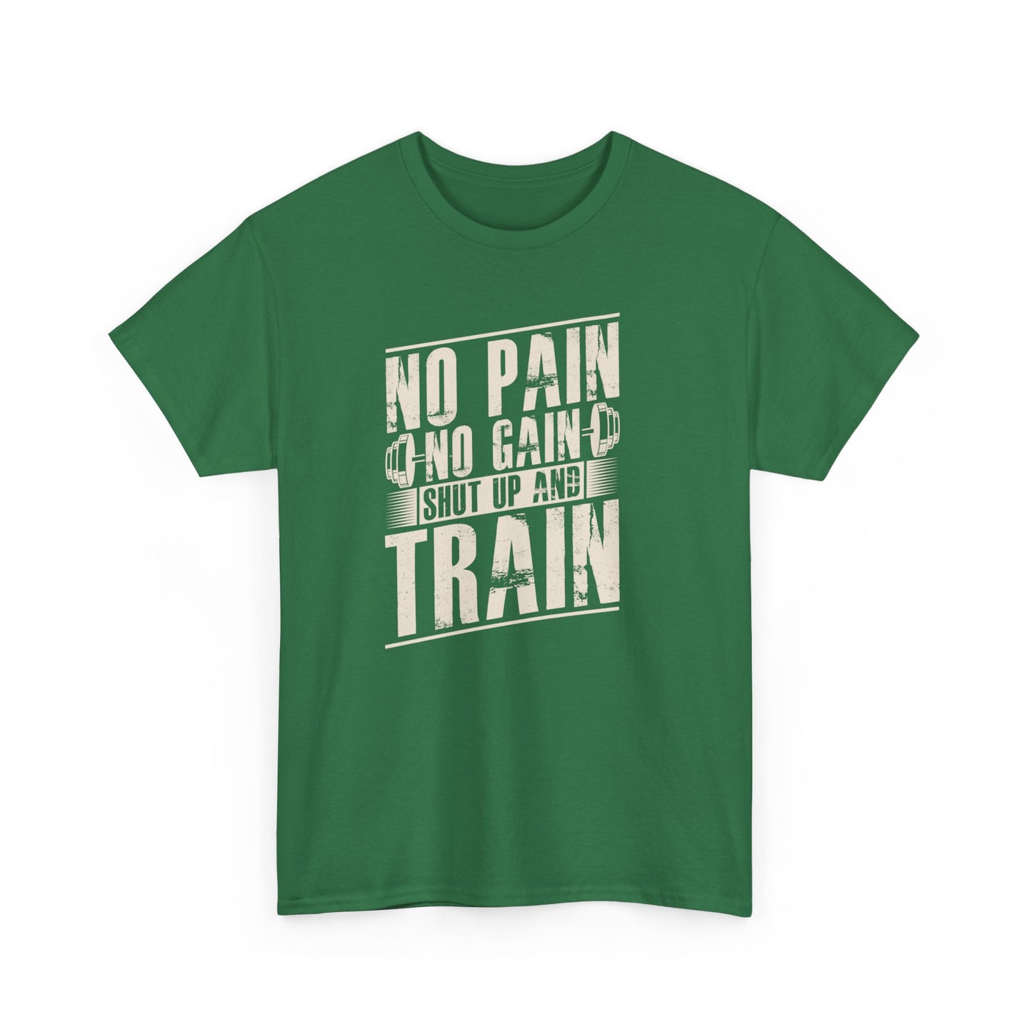 shutup and train Heavy Cotton Tee