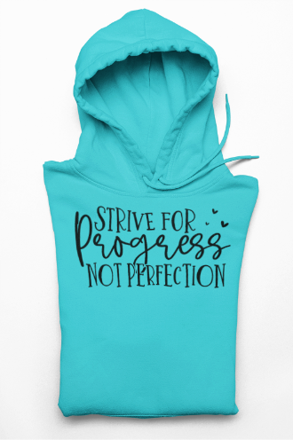 progress not perfection Ideal Racerback Tank