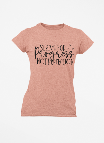 progress not perfection Ideal Racerback Tank