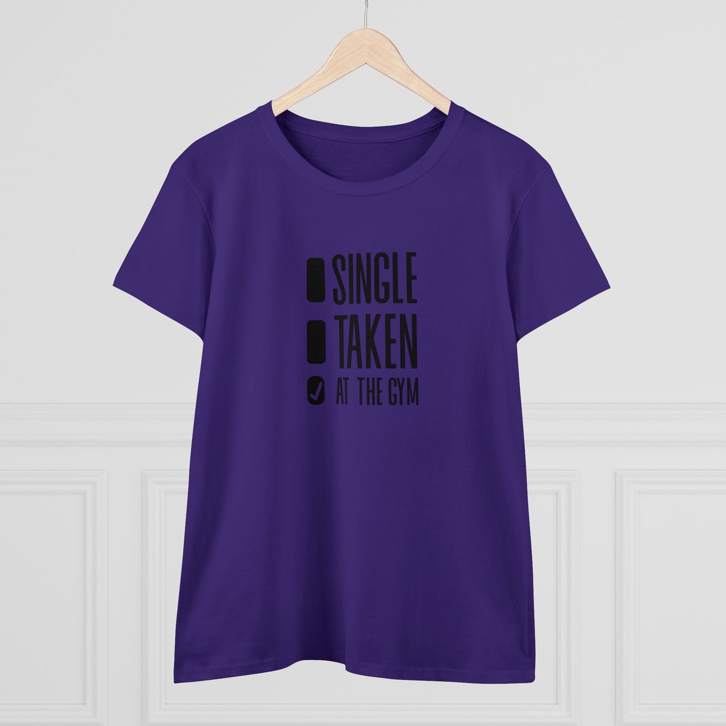 Women's at the gym Midweight Cotton Tee