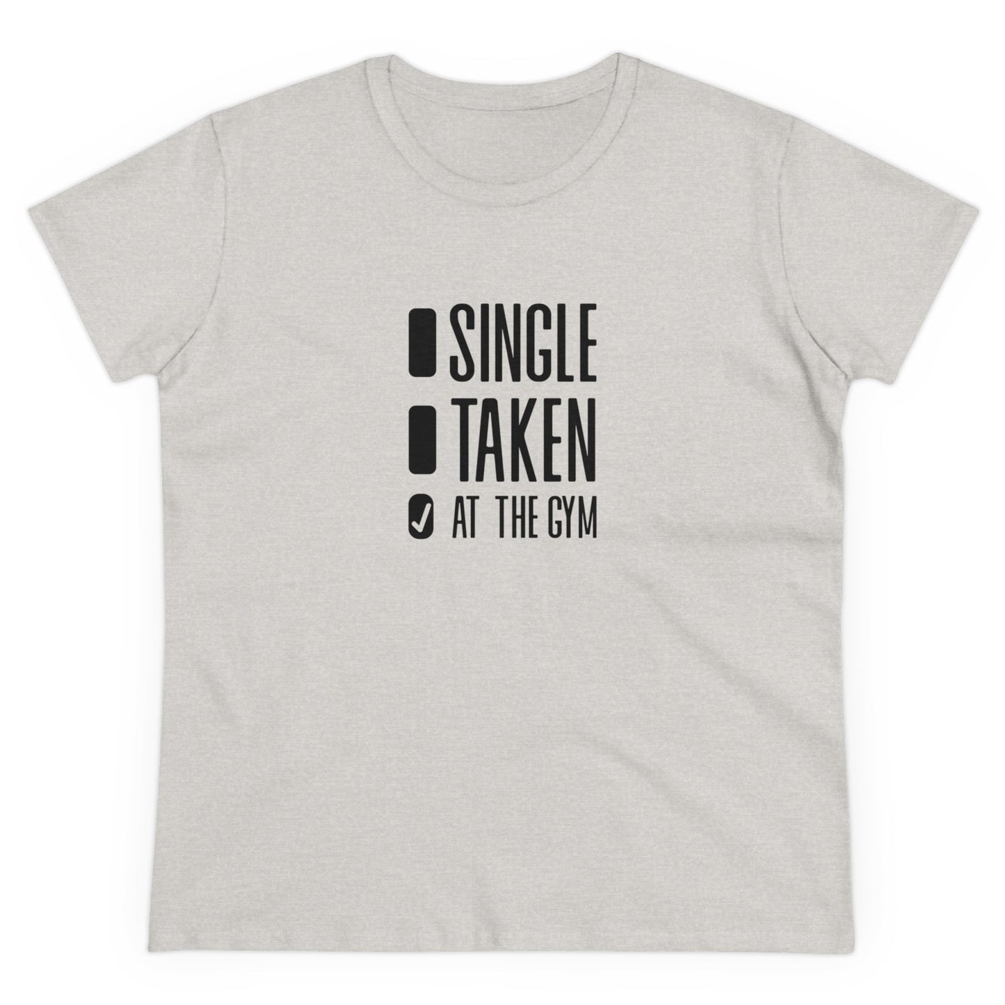 Women's at the gym Midweight Cotton Tee