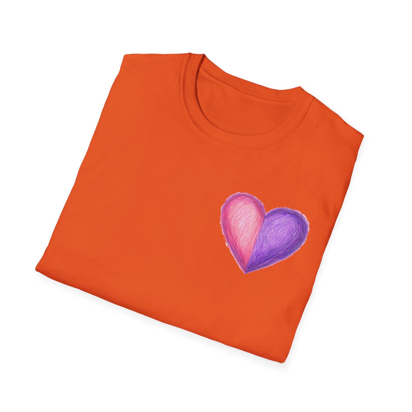 Colorful Heart Cross T-Shirt | Positive Vibes Tee | Faith-Based Apparel | Graphic Tee | Gift for Friends & Family