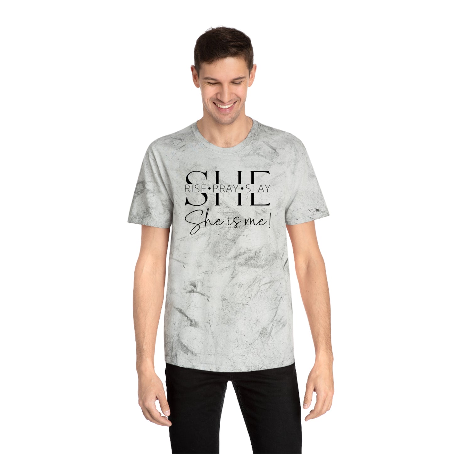 she rise pray slay Color Blast T-Shirt