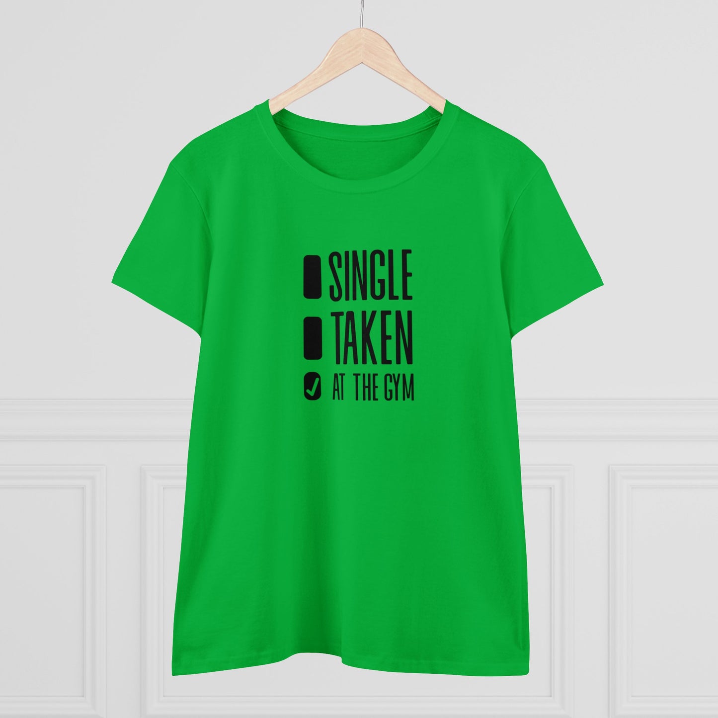 Women's at the gym Midweight Cotton Tee
