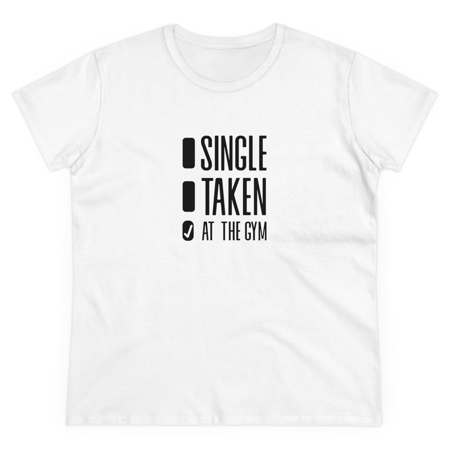 Women's at the gym Midweight Cotton Tee