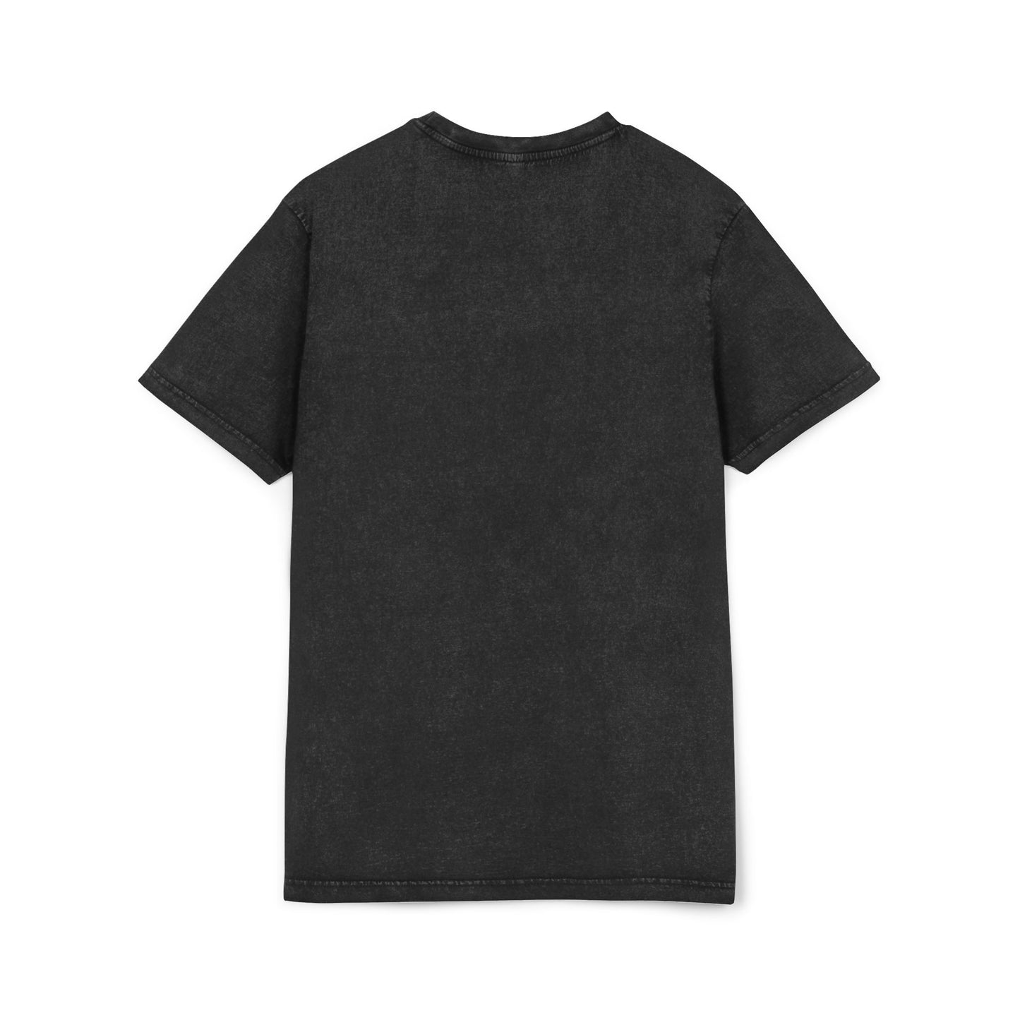 Acid Washed God Tee - Trendy Round Neck Shirt for Casual Style
