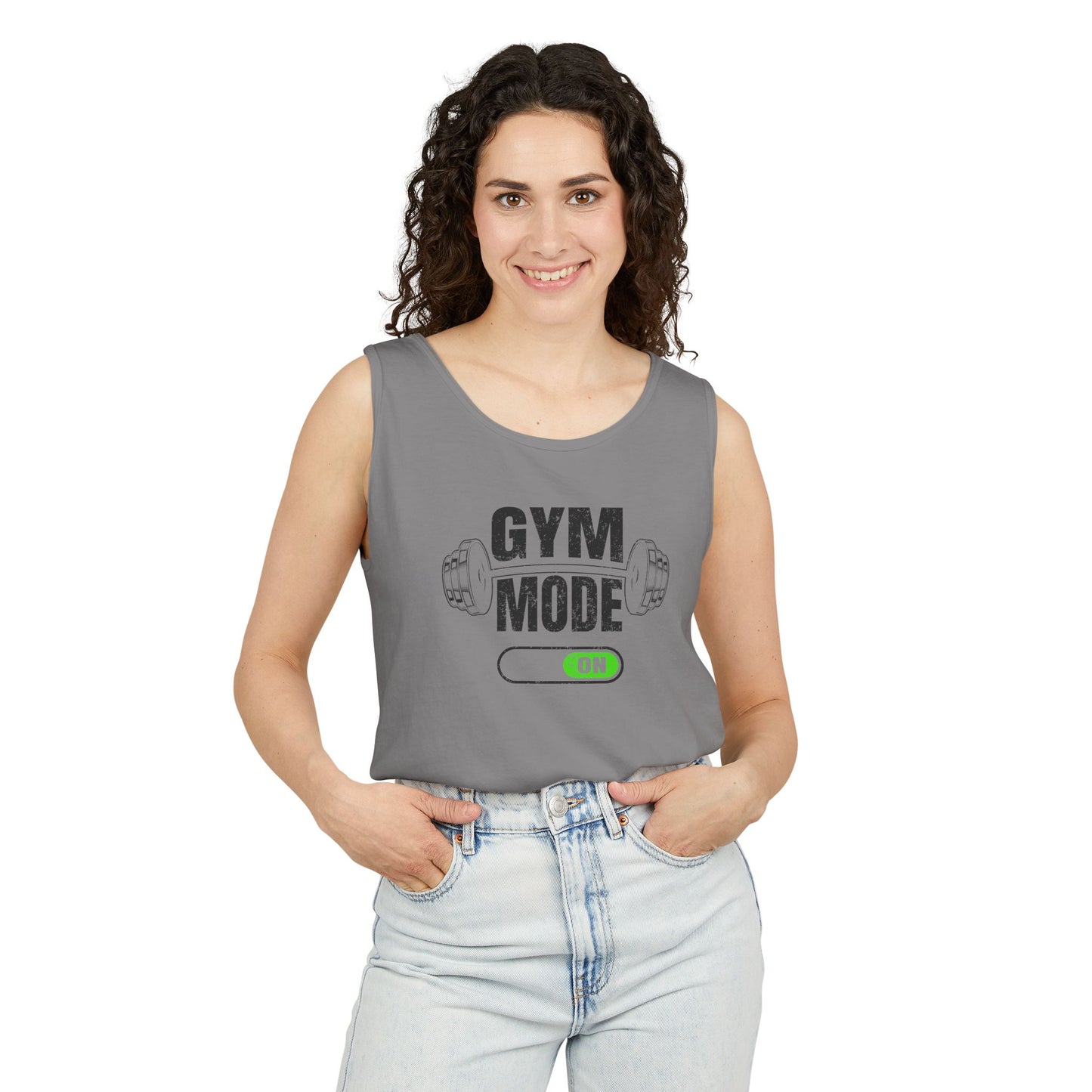 Gym Mode Unisex Tank Top | Fitness Apparel, Workout Shirt, Gymwear, Activewear, Gift for Gym Lovers, Summer Fitness