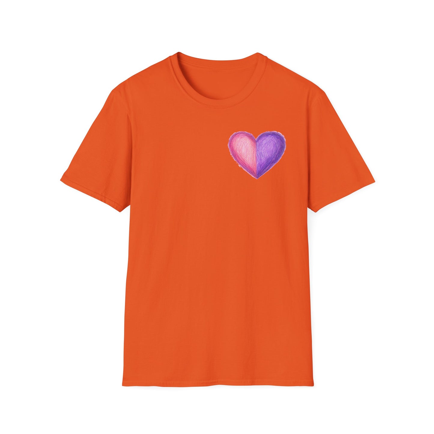 Colorful Heart Cross T-Shirt | Positive Vibes Tee | Faith-Based Apparel | Graphic Tee | Gift for Friends & Family