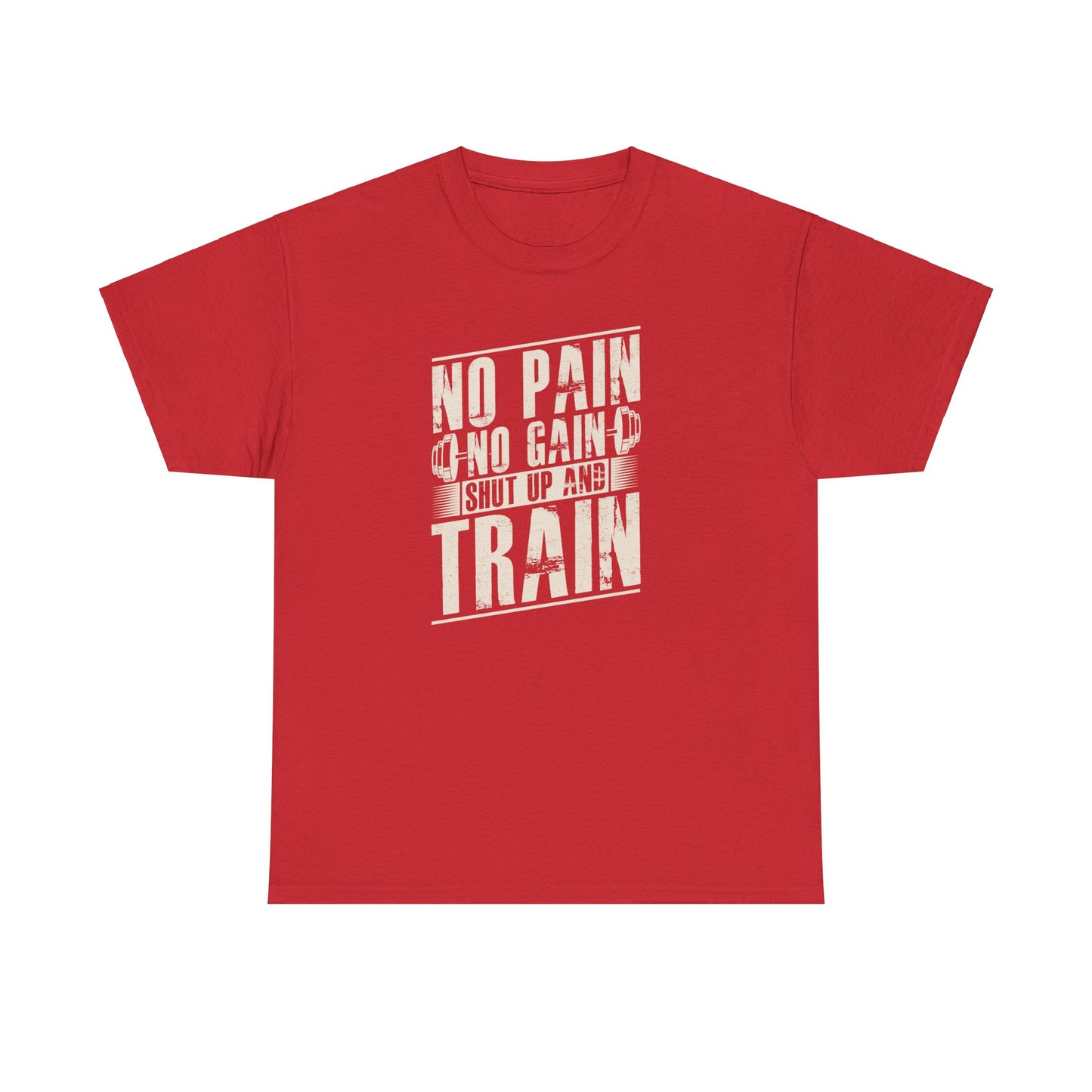 shutup and train Heavy Cotton Tee
