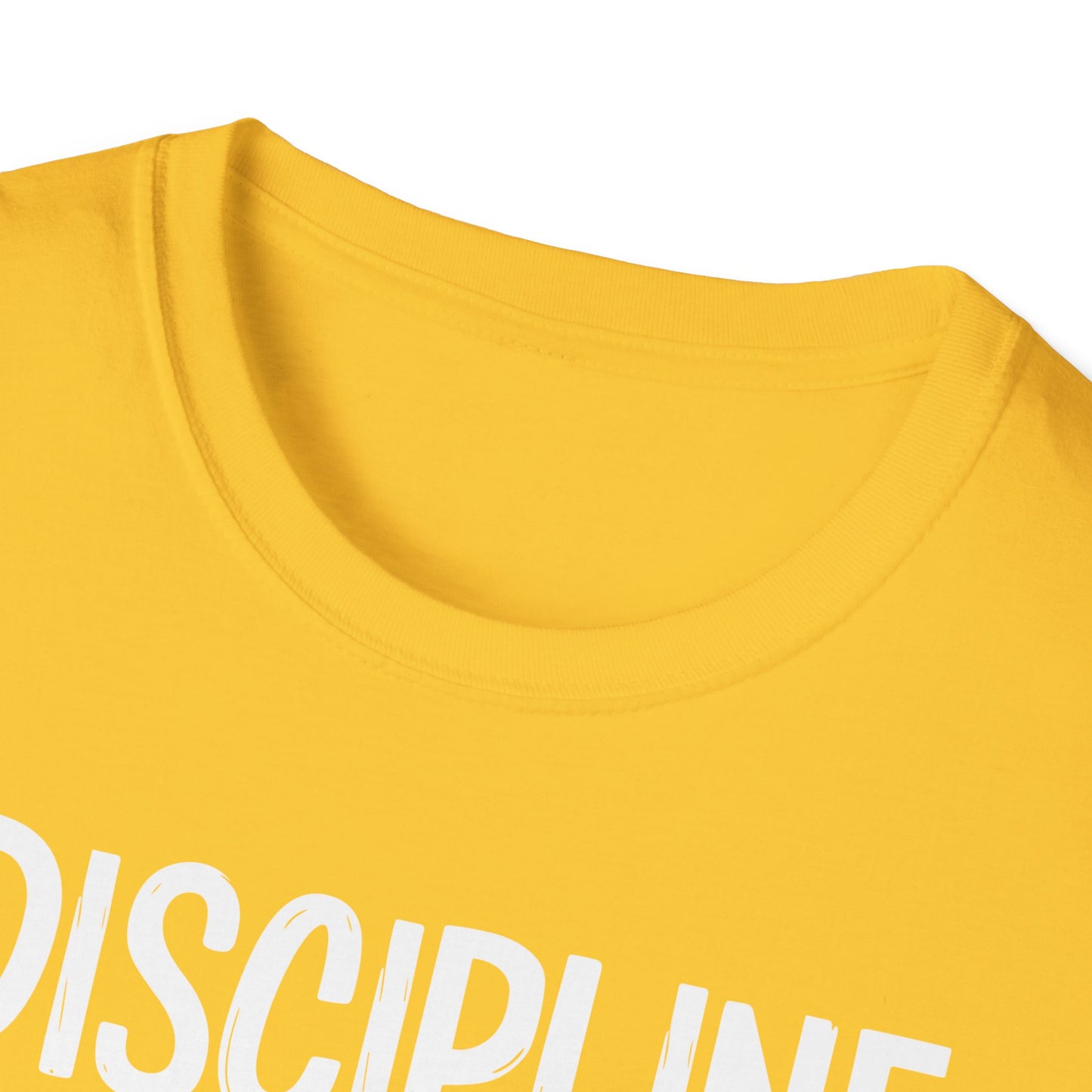 Motivational Unisex T-Shirt - Discipline Over Motivation, Inspirational Tee, Gift for Gym Lovers, Casual Wear, Everyday Fashion