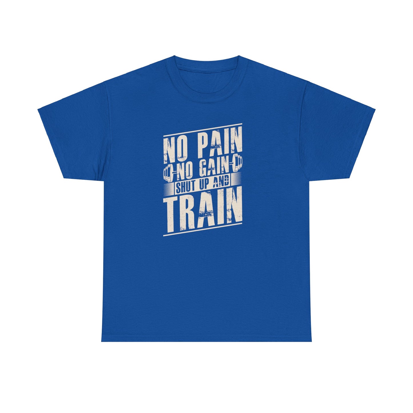 shutup and train Heavy Cotton Tee
