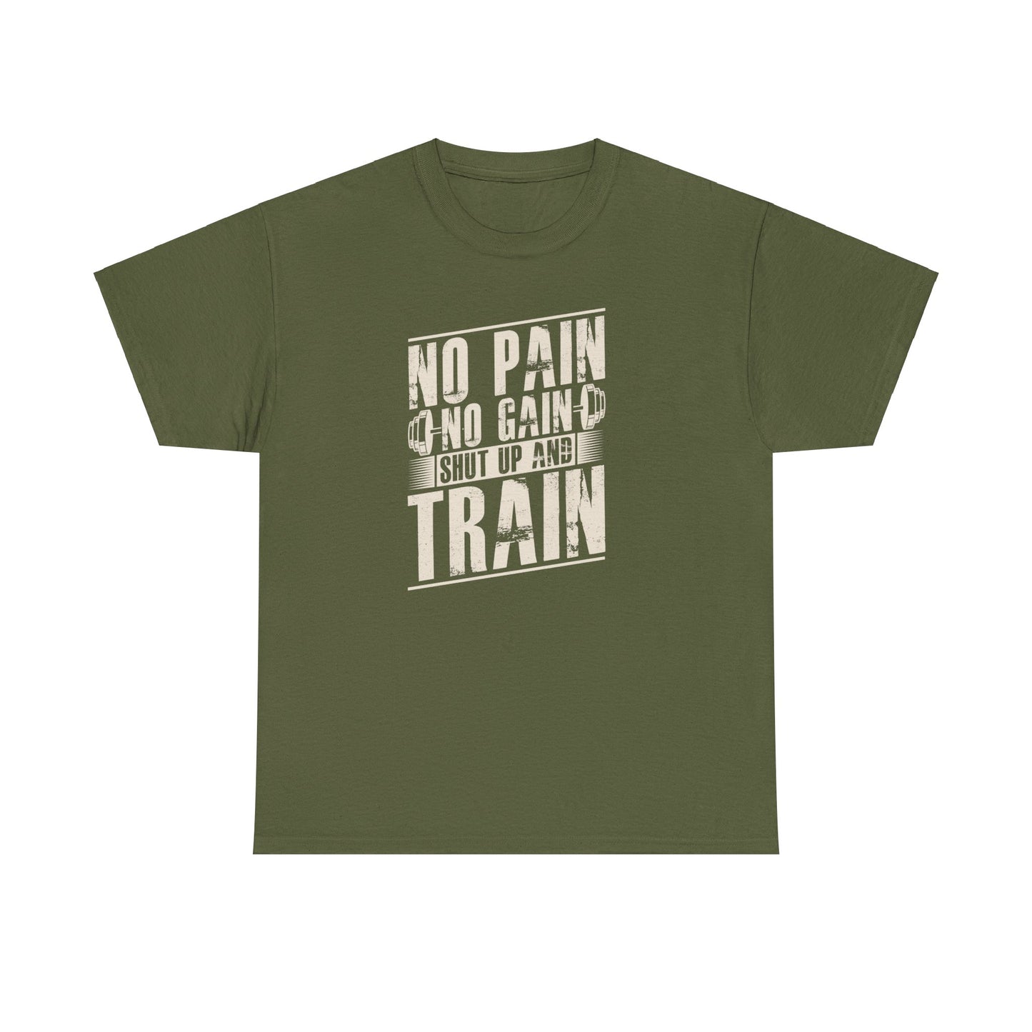 shutup and train Heavy Cotton Tee
