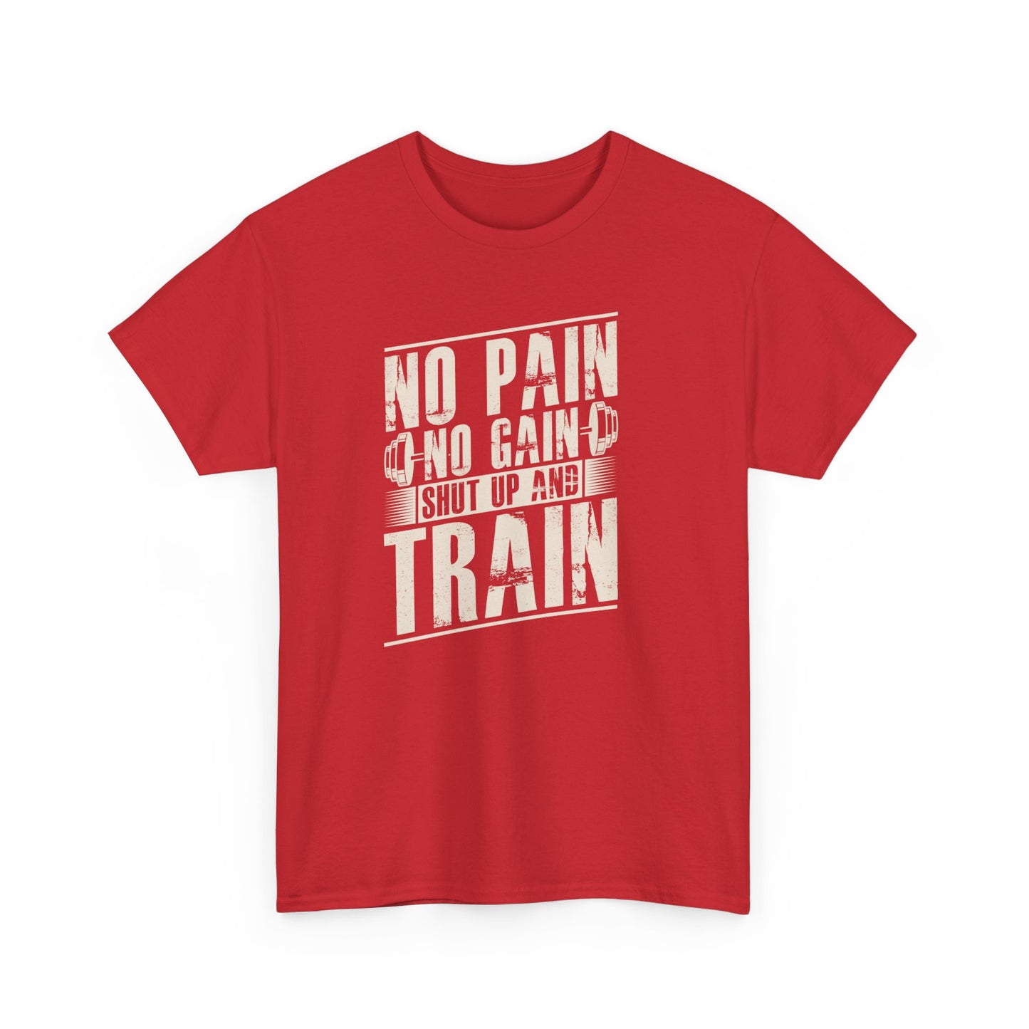 shutup and train Heavy Cotton Tee