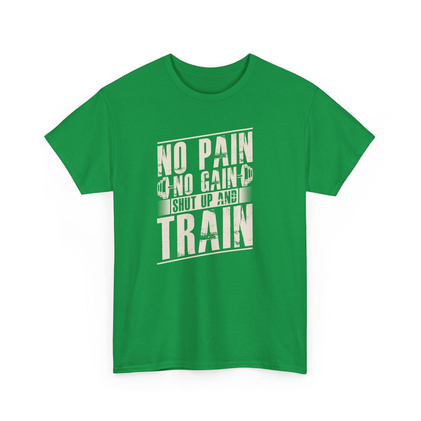shutup and train Heavy Cotton Tee