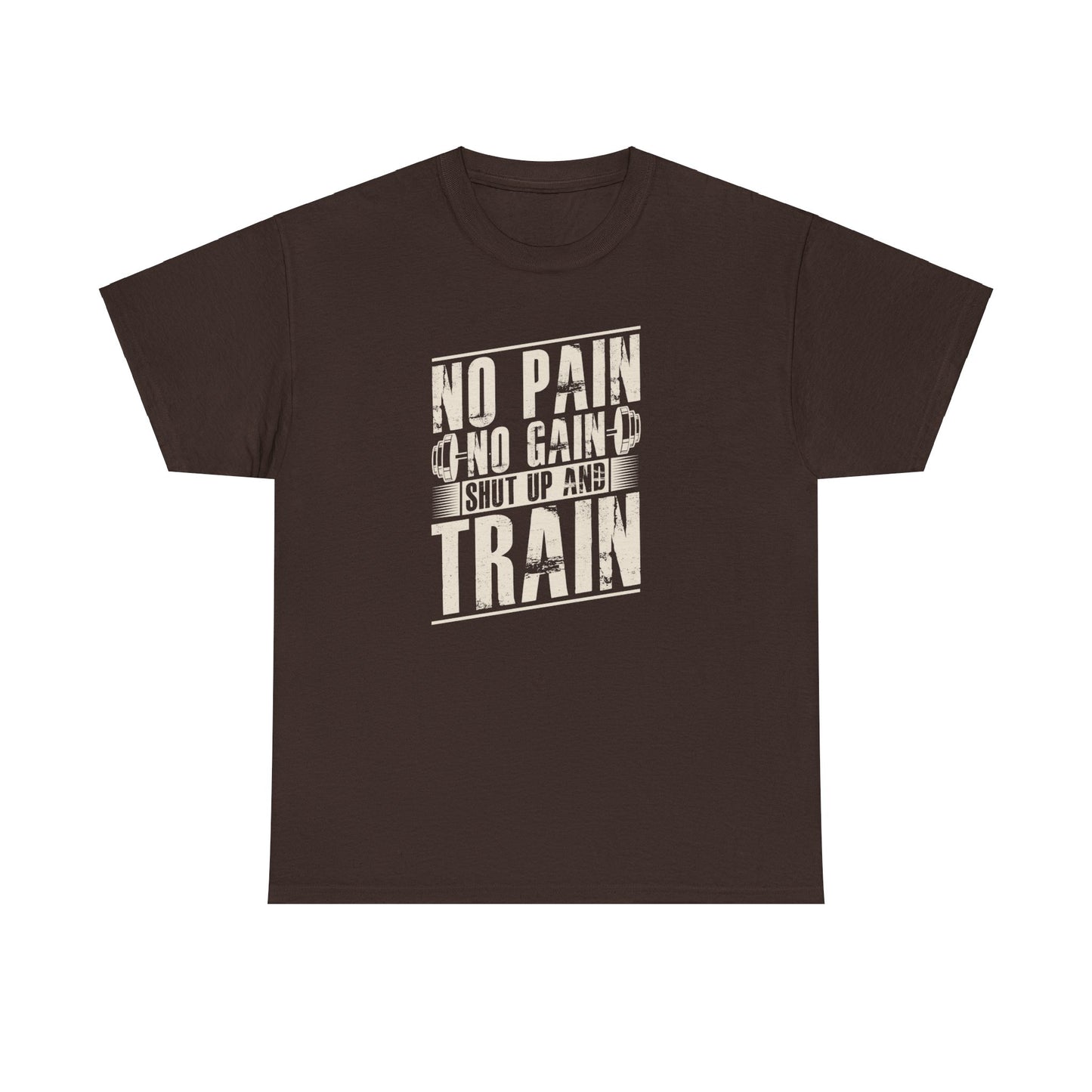 shutup and train Heavy Cotton Tee