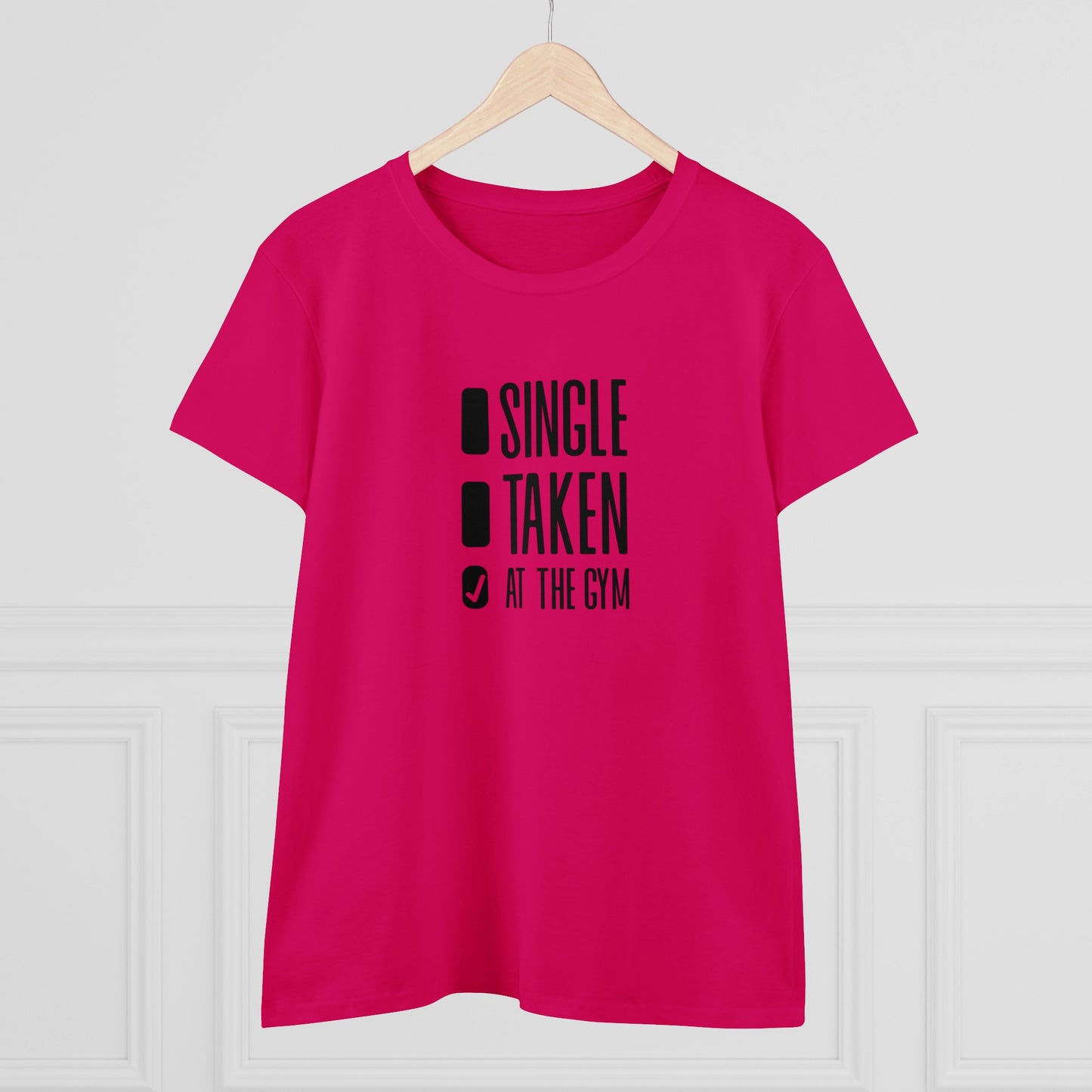 Women's at the gym Midweight Cotton Tee