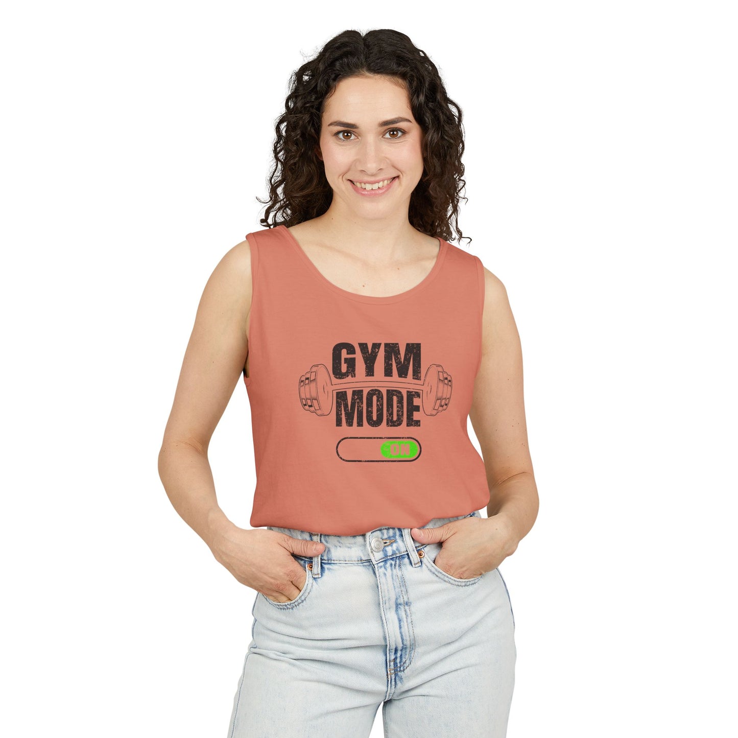 Gym Mode Unisex Tank Top | Fitness Apparel, Workout Shirt, Gymwear, Activewear, Gift for Gym Lovers, Summer Fitness