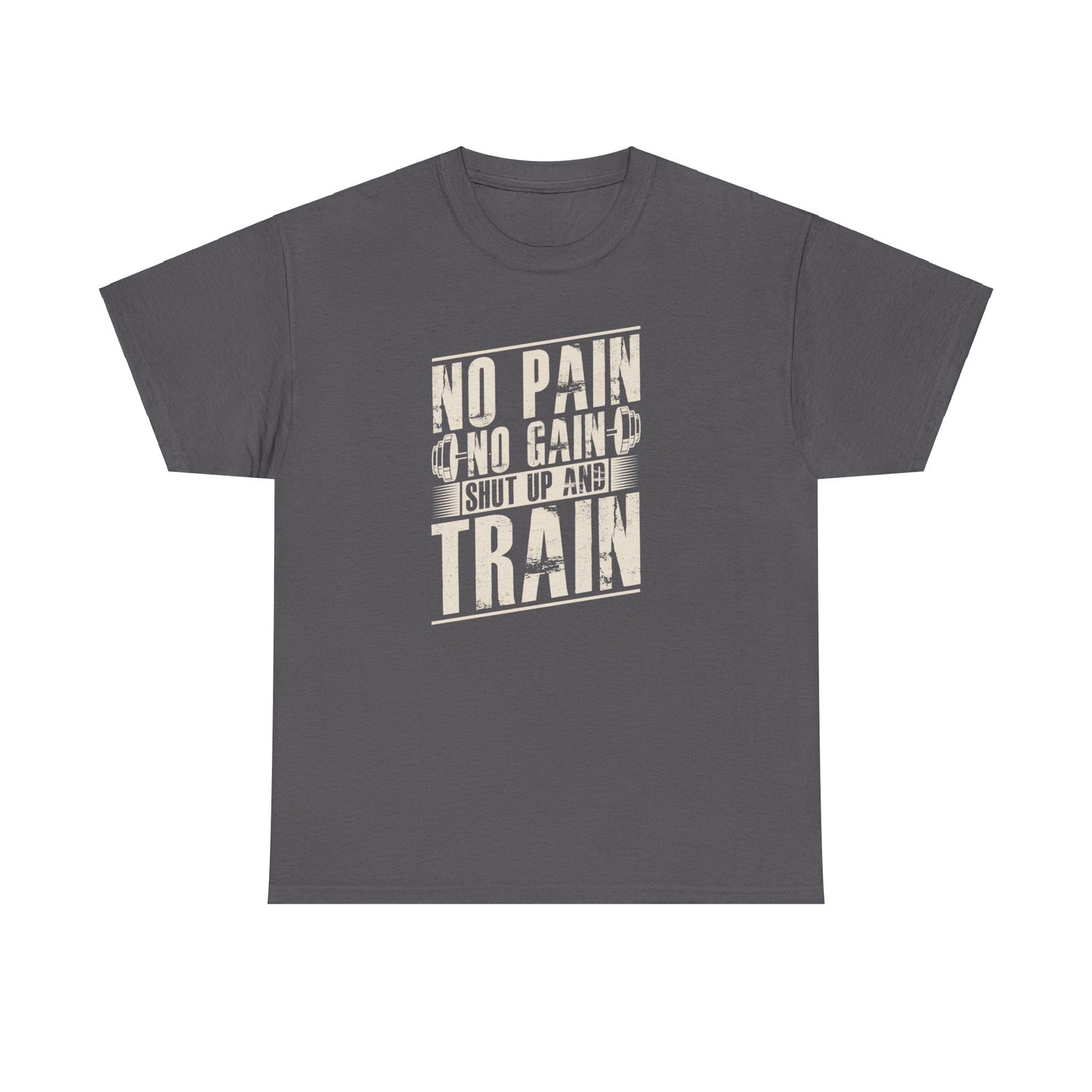 shutup and train Heavy Cotton Tee