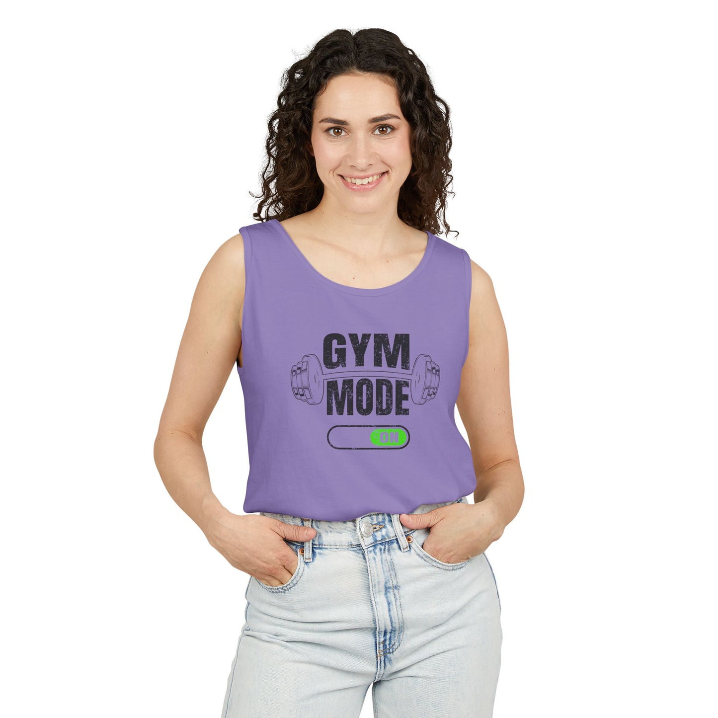 Gym Mode Unisex Tank Top | Fitness Apparel, Workout Shirt, Gymwear, Activewear, Gift for Gym Lovers, Summer Fitness