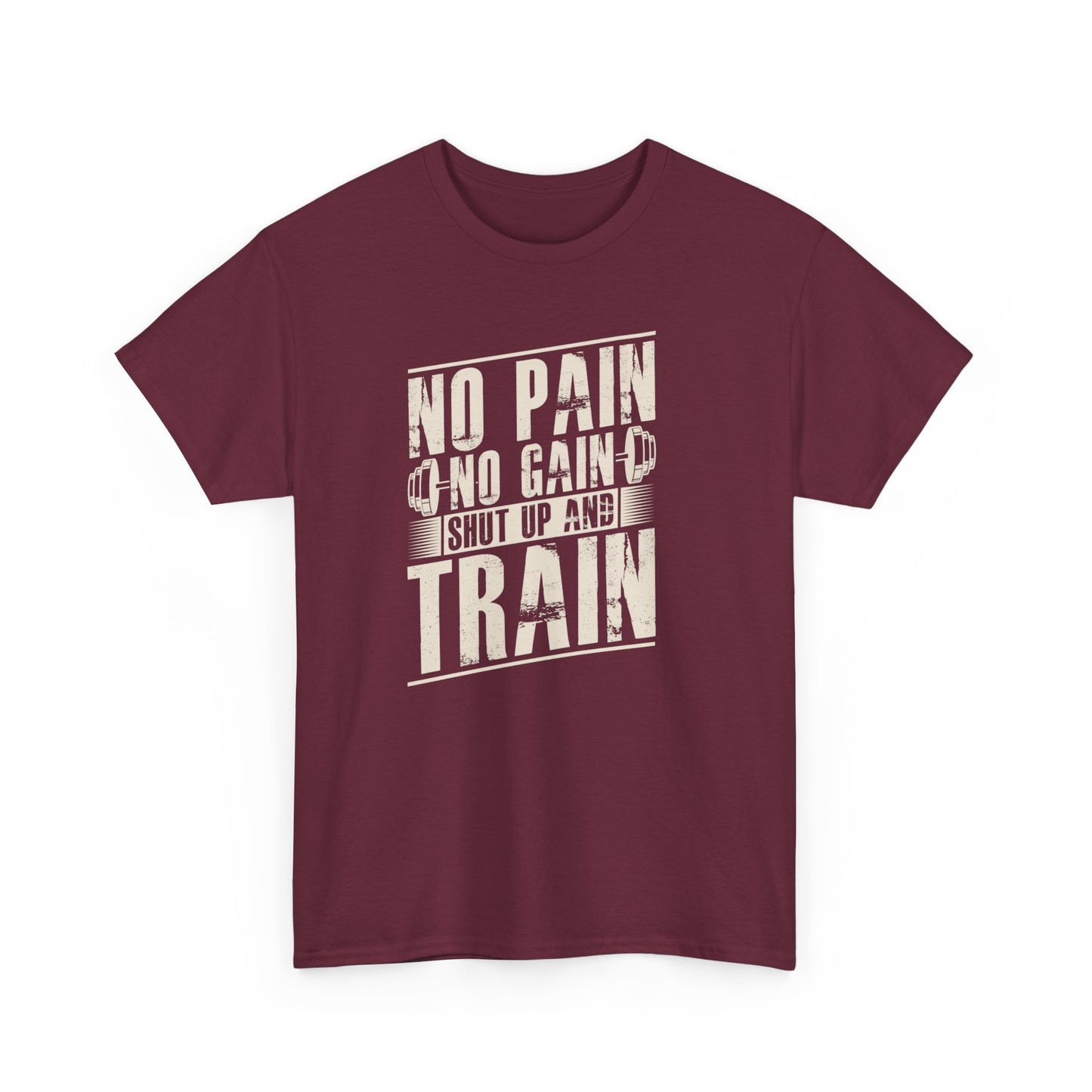 shutup and train Heavy Cotton Tee
