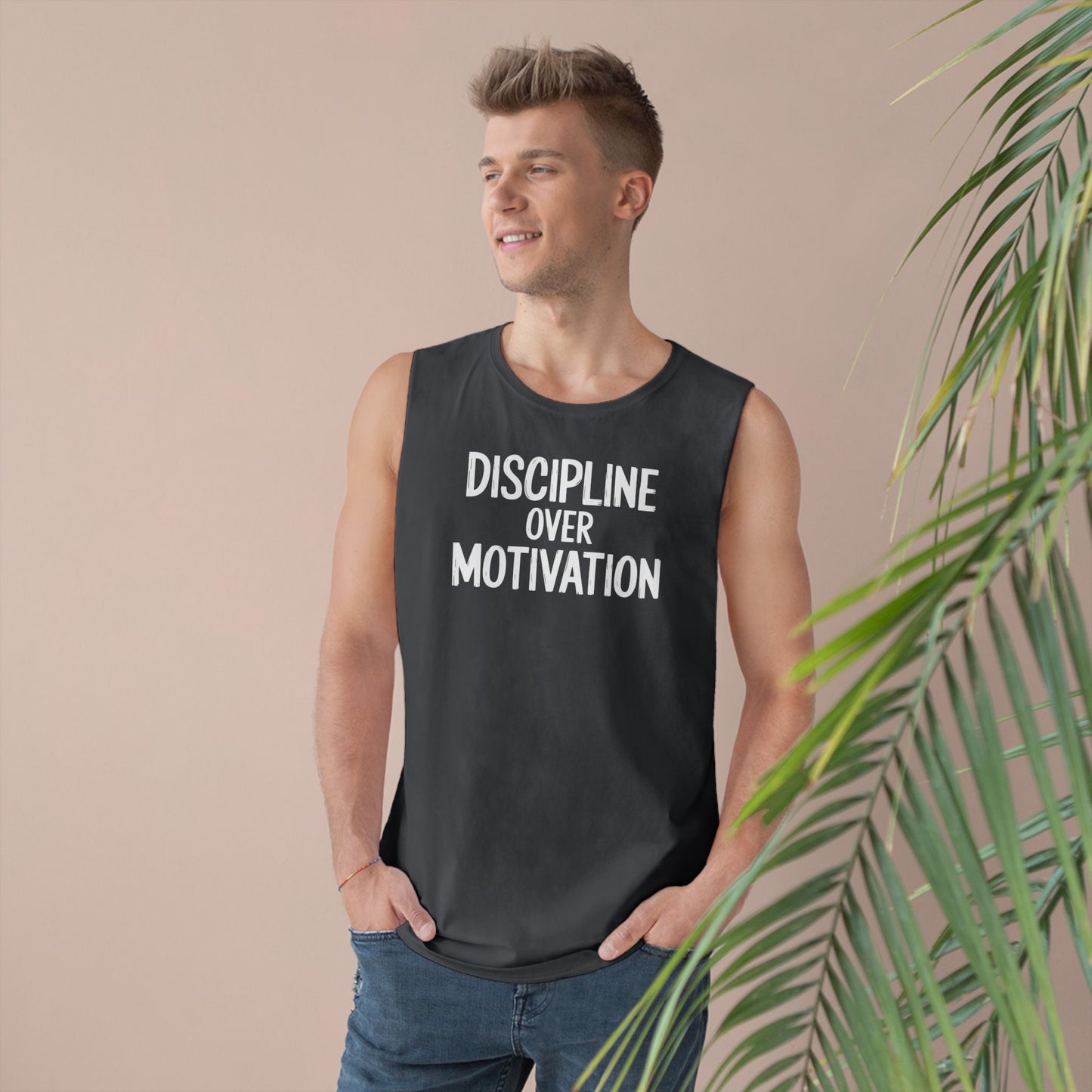 Men's Motivational Tank Top -Barnard Tank, Gym Wear, Fitness Shirt, Workout Apparel, Gift for Athletes, Casual Style