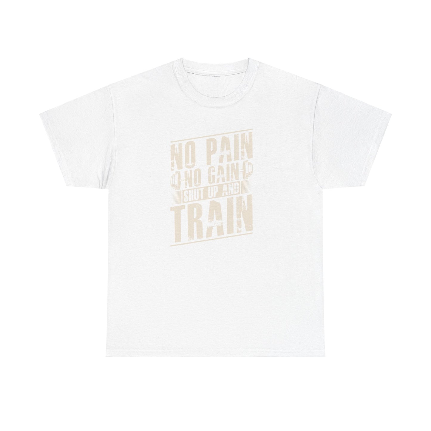 shutup and train Heavy Cotton Tee